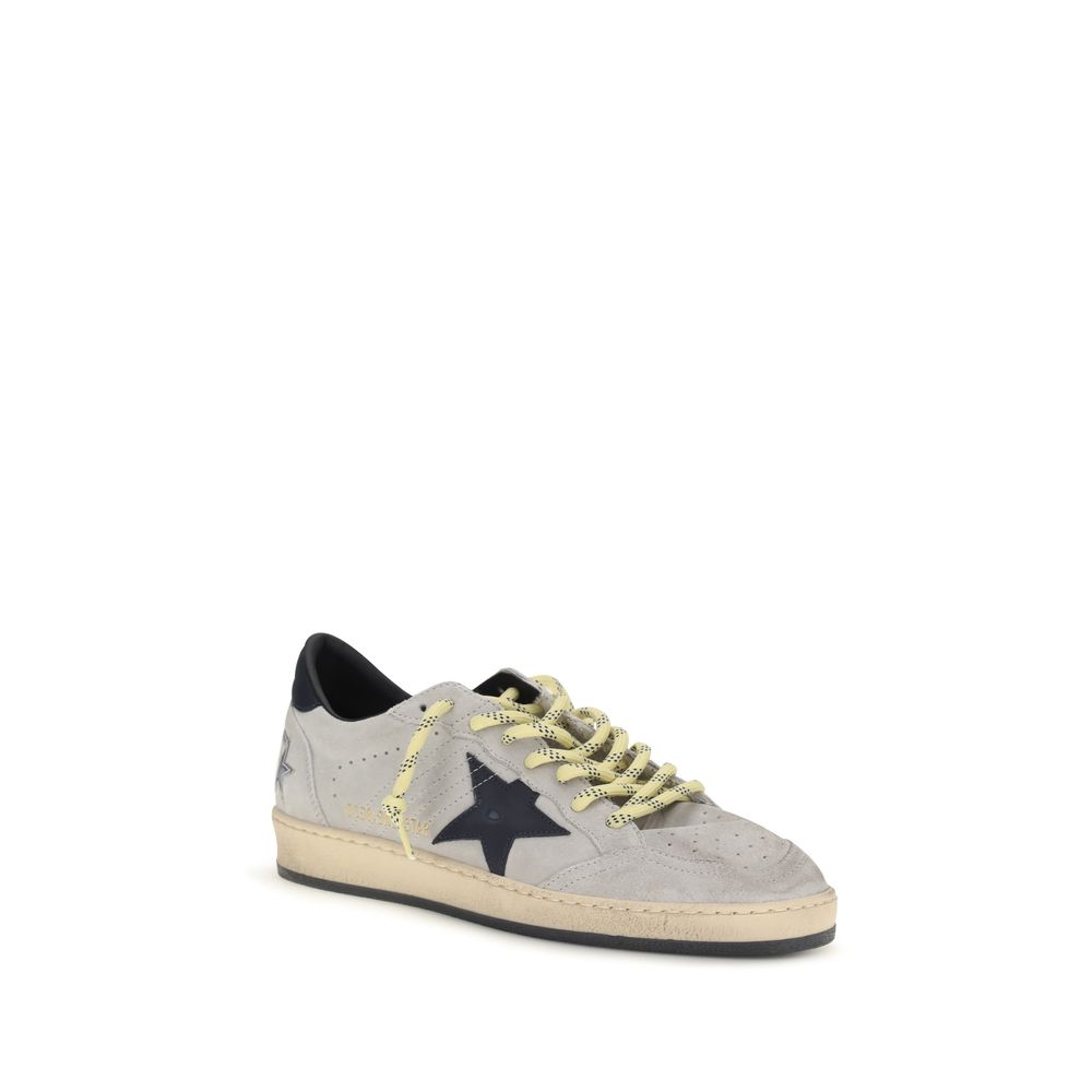 Golden Goose Graue Bos Taurus Kalbsleder-Sneakers
