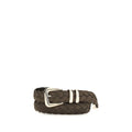 Brunello Cucinelli Brauner Kalbsleder Bos Taurus Regular Gürtel