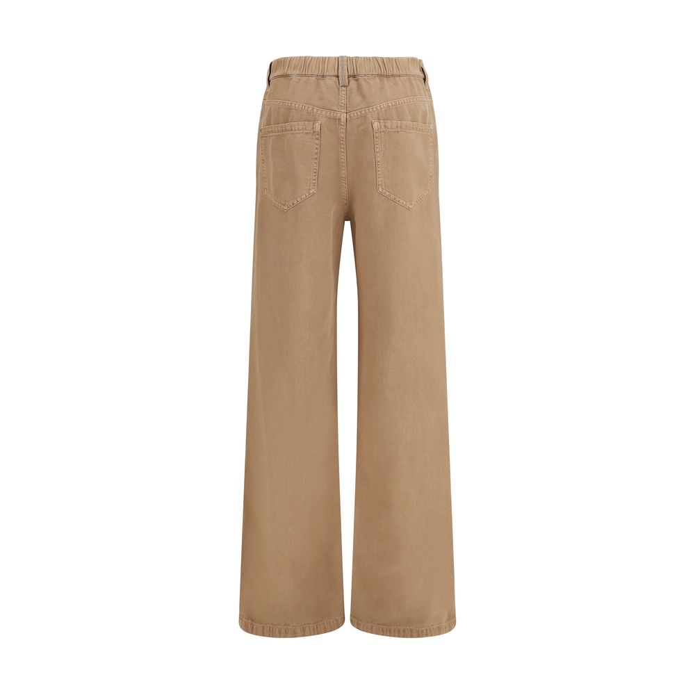 Brunello Cucinelli Beige Baumwolljeans Denim