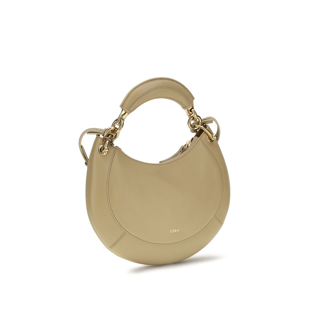 Chloé Beige Kalbsleder Bos Taurus Schultertasche
