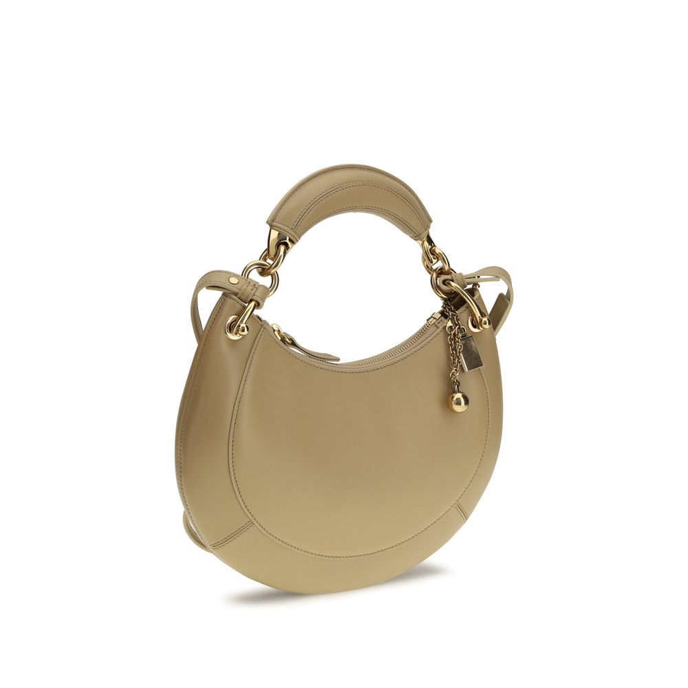 Chloé Beige Kalbsleder Bos Taurus Schultertasche