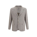 Brunello Cucinelli Beige Leinen-Ganzkörper-Jackett