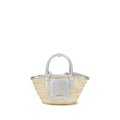 Jacquemus Beige Raffia Handtasche