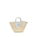 Jacquemus Beige Raffia Handtasche