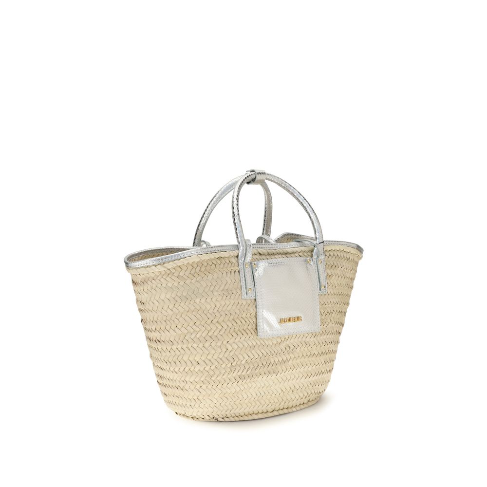 Jacquemus Beige Raffia Handtasche