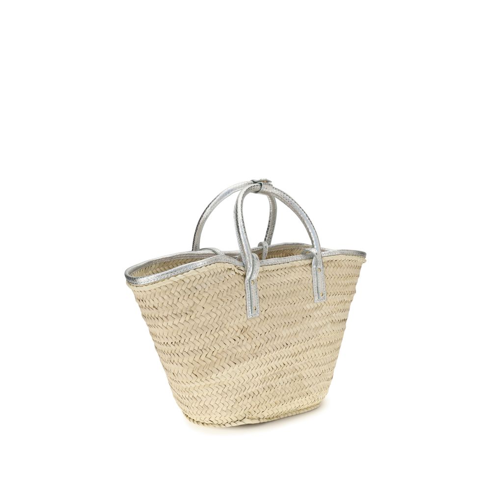 Jacquemus Beige Raffia Handtasche