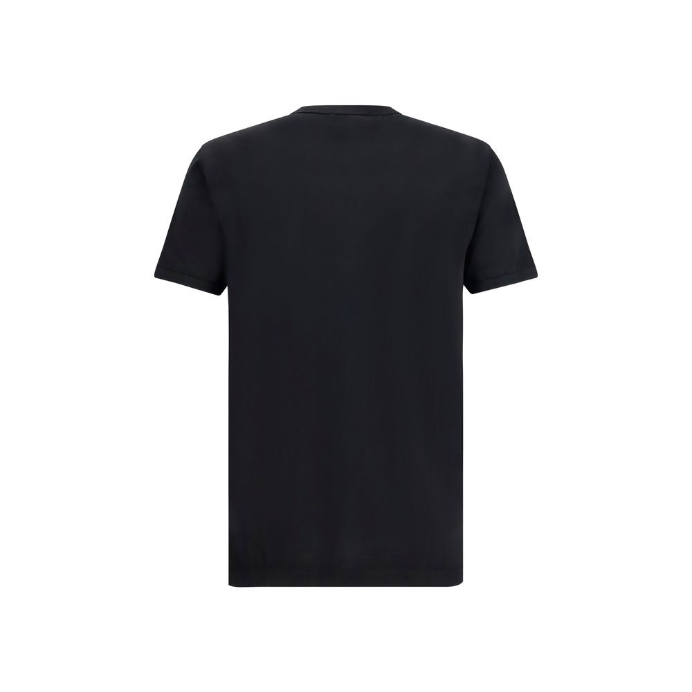 Dolce & Gabbana Schwarzes Baumwoll-T-Shirt