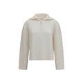 Courrèges Weißes Sweatshirt aus Wolle Oves Aries