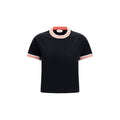 Versace Schwarzes Baumwoll-T-Shirt