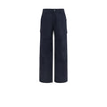 Burberry Blaue Cargohose aus Polyamid