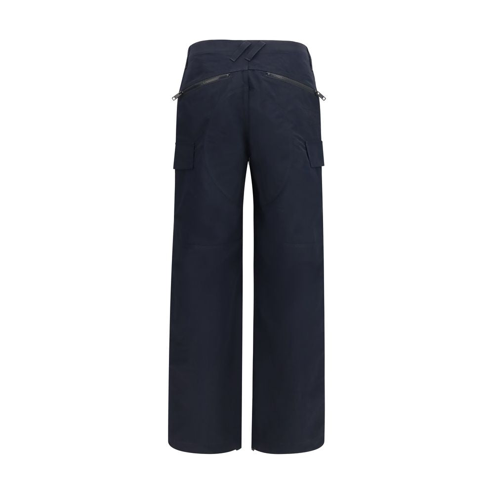 Burberry Blaue Cargohose aus Polyamid