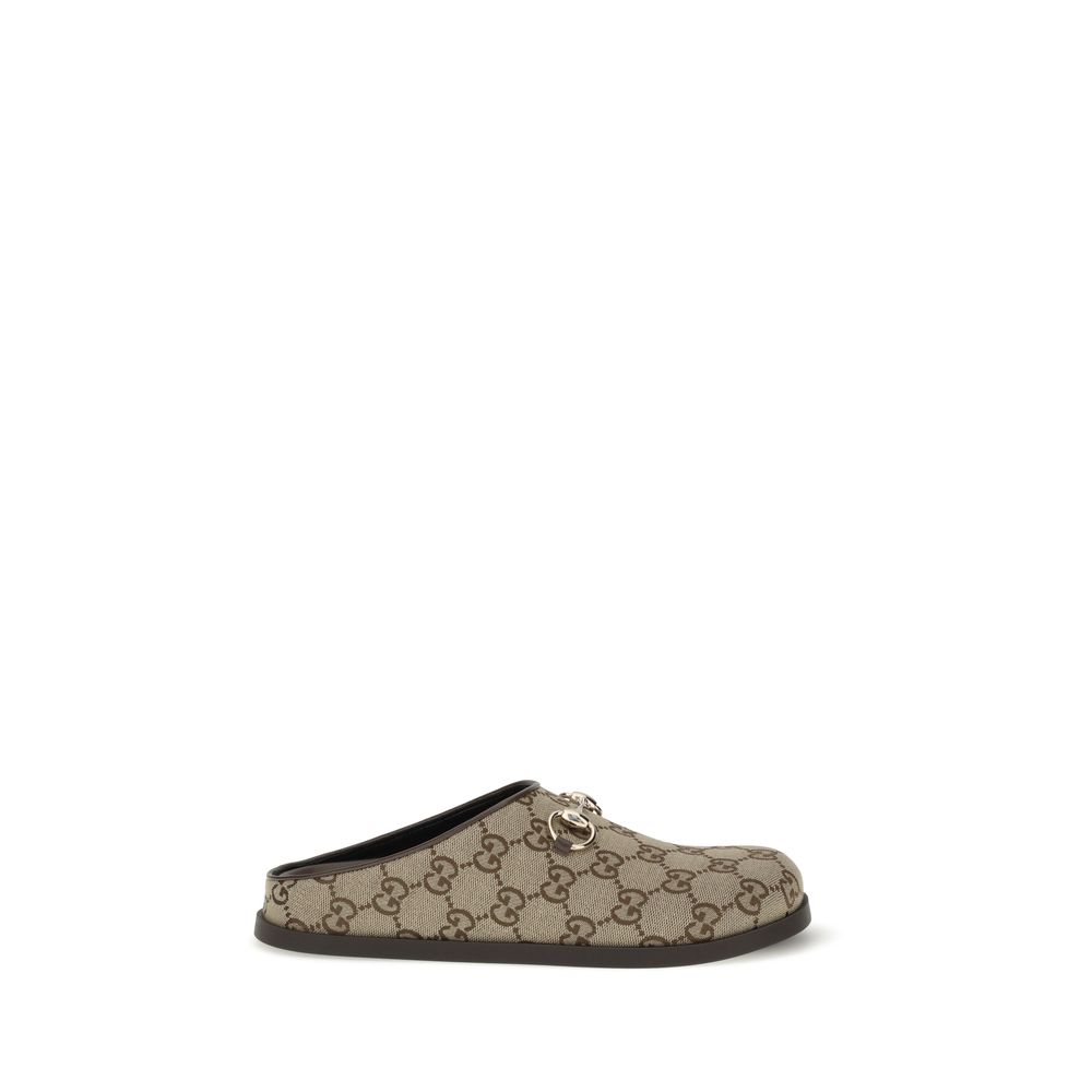 Gucci Beige Gummipantoletten