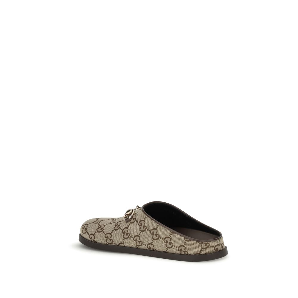 Gucci Beige Gummipantoletten