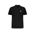 Versace Schwarzes Baumwoll-Poloshirt