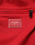 Dolce & Gabbana Rote DG Logo Baumwoll-Jogger Männer Jogginghosen Hosen