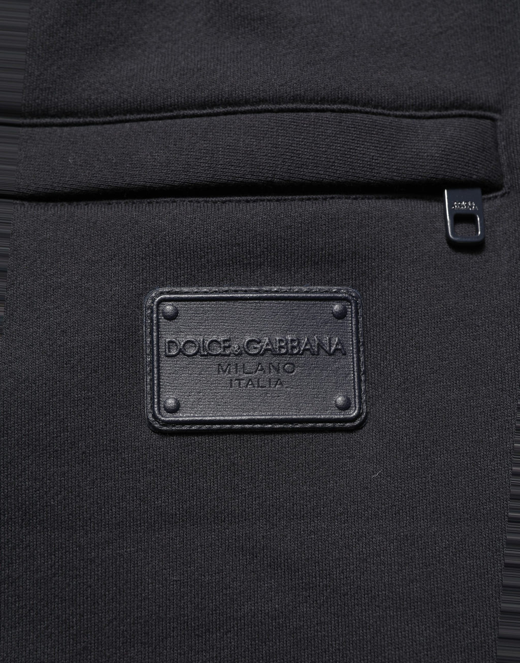 Dolce & Gabbana Schwarze Jogginghose aus Viskose mit Kordelzug für Herren