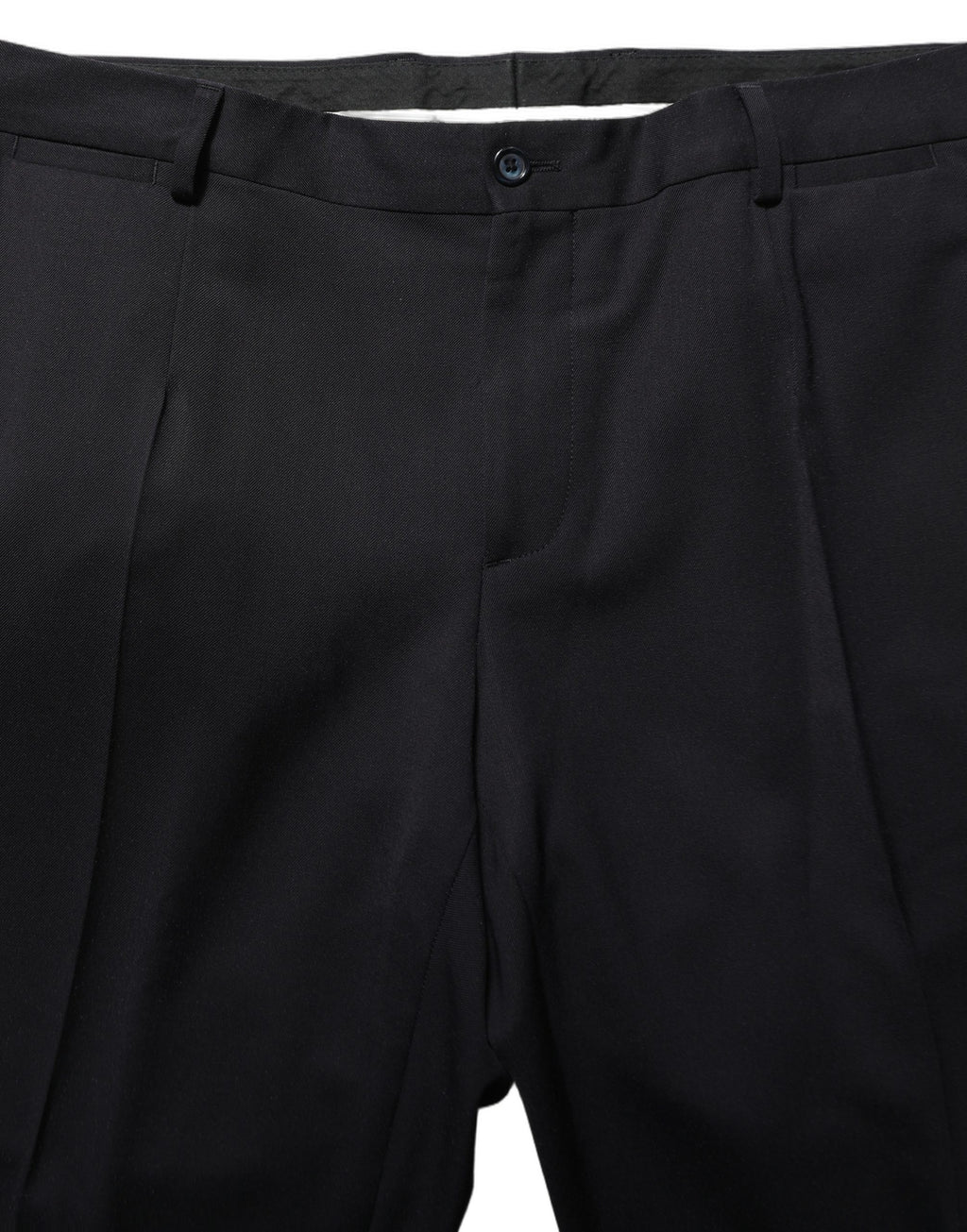 Dolce & Gabbana Schwarzer Wollanzug Slim Fit für Herren, 2-teilig