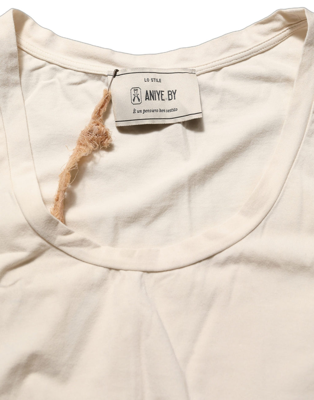 Aniye By Beige Viskose Ärmelloses Rundhals Damen Tanktop