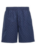 Givenchy Blaue Baumwoll-Bermudashorts