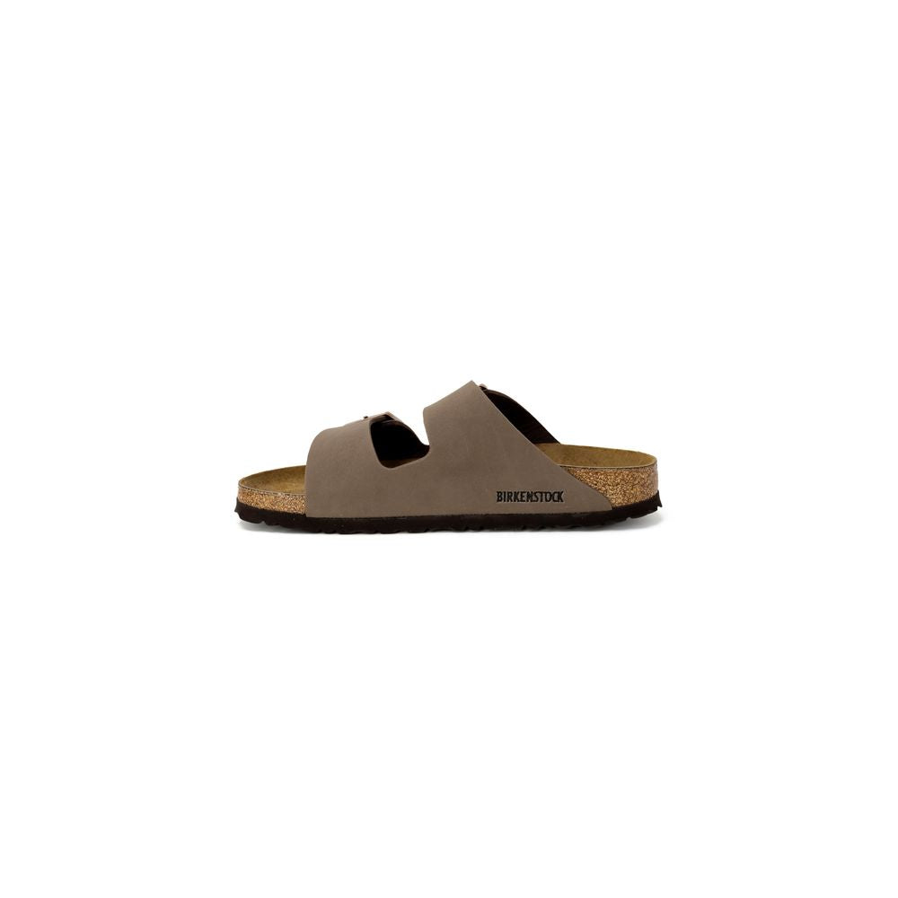 Birkenstock Braune Leder-Slipper
