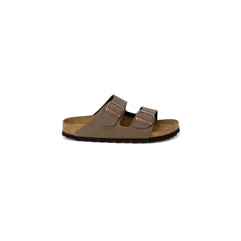 Birkenstock Braune Leder-Slipper