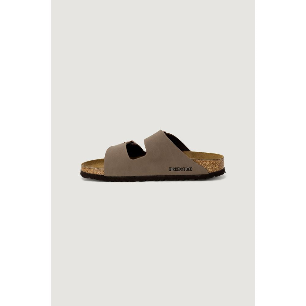 Birkenstock Braune Leder-Slipper