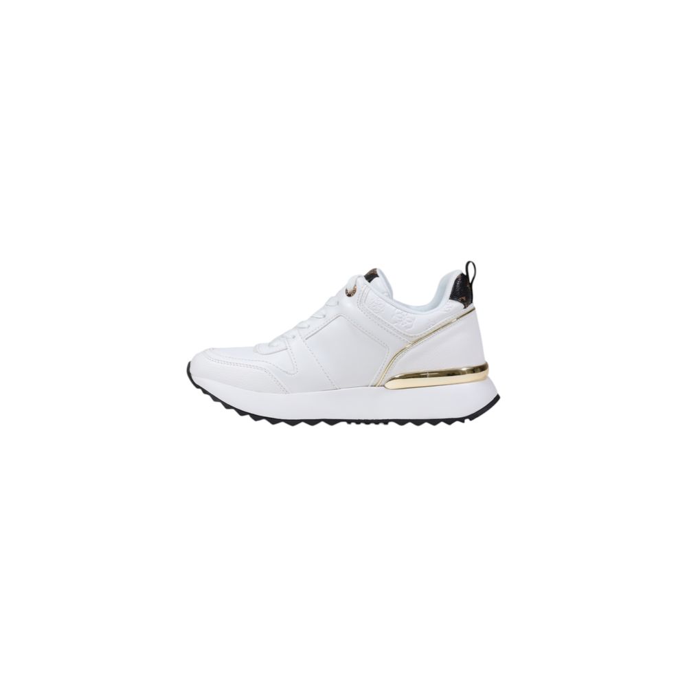 Guess Weiße Low-Top-Sneaker aus Polyethylen