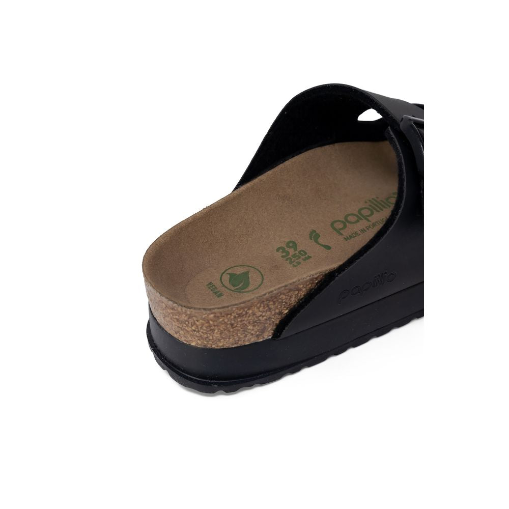 Birkenstock Schwarze Sandalen mit Plateau aus Synthetik