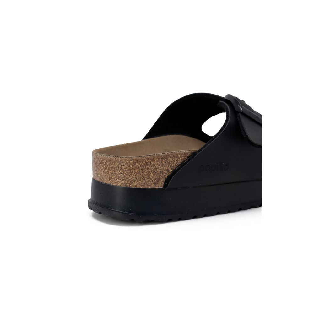 Birkenstock Schwarze Sandalen mit Plateau aus Synthetik