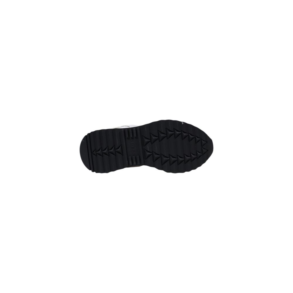 Guess Weiße Low-Top-Sneaker aus Polyethylen