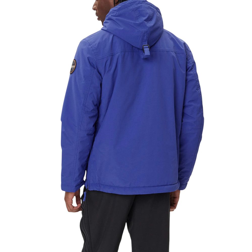 Napapijri Blaue Shell-Jacke aus Polyamid
