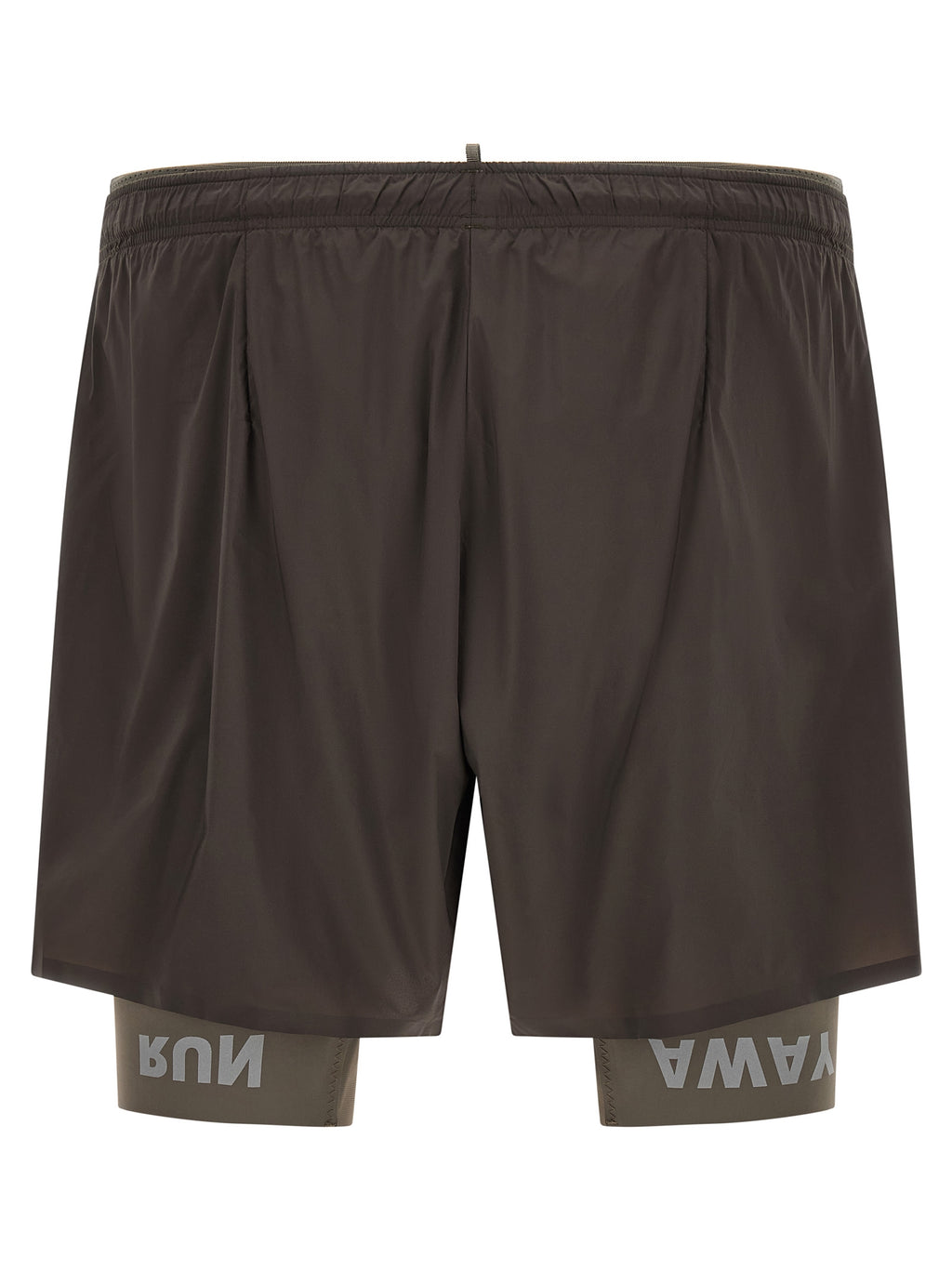 SATISFY Graue Bermuda-Shorts aus Nylon