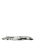 Dolce & Gabbana Schwarze und weiße Panda Print Nylon Clutch für Herren, Beutel, Tasche