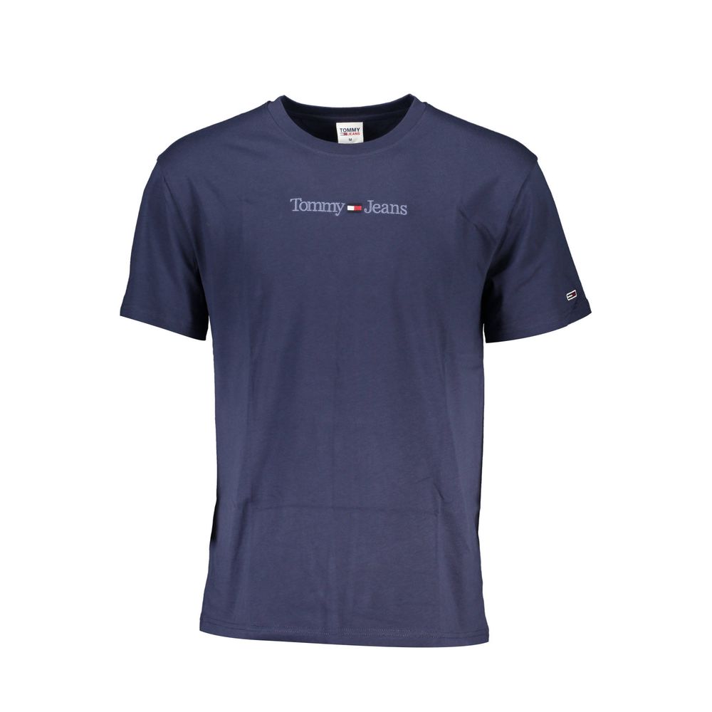 Tommy Hilfiger Blaues Baumwoll-T-Shirt für Herren