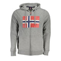 Norway 1963 Graues Baumwoll-Sweatshirt für Herren