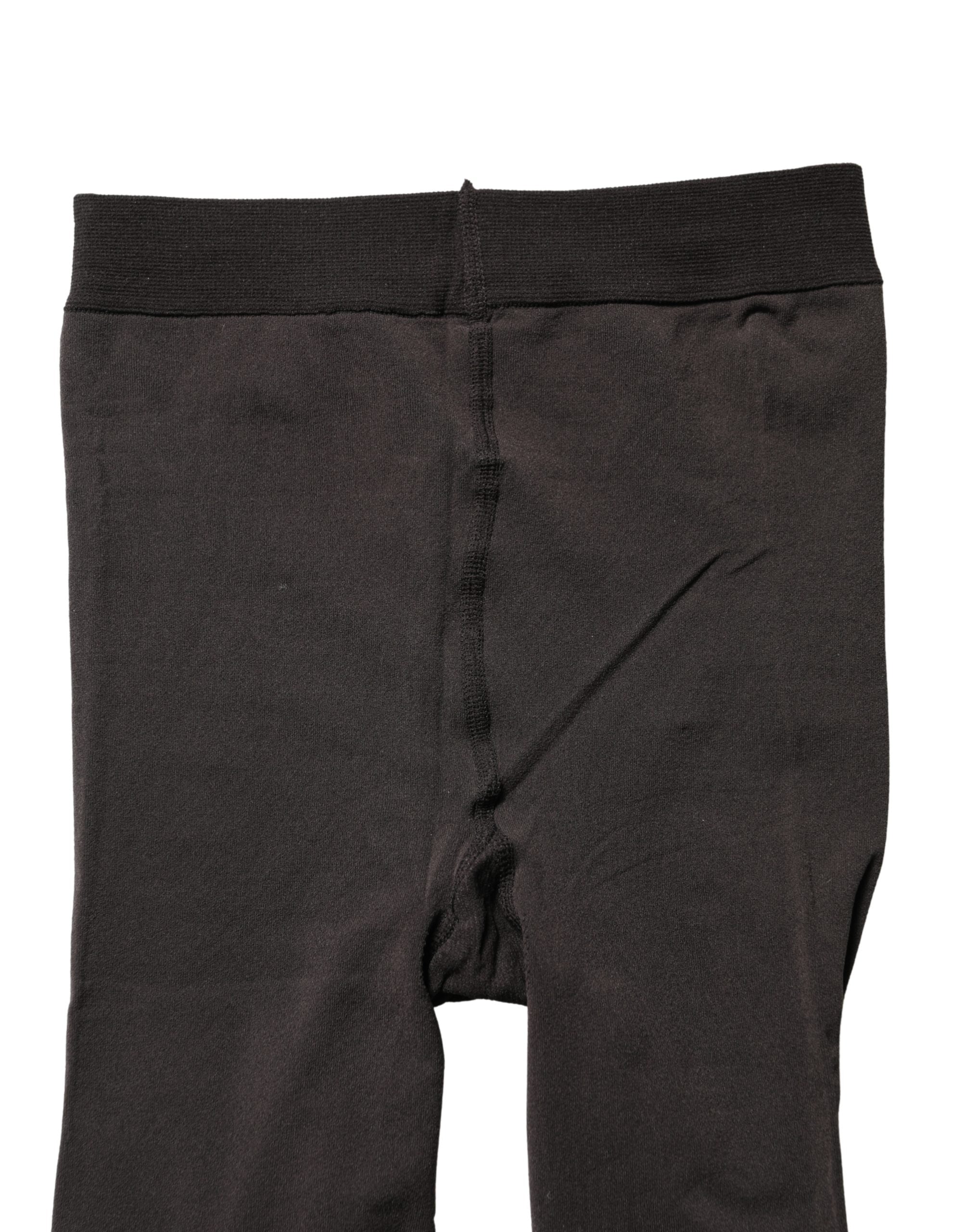 Dolce & Gabbana Schwarze Nylonstrumpfhose Damen Söckchen