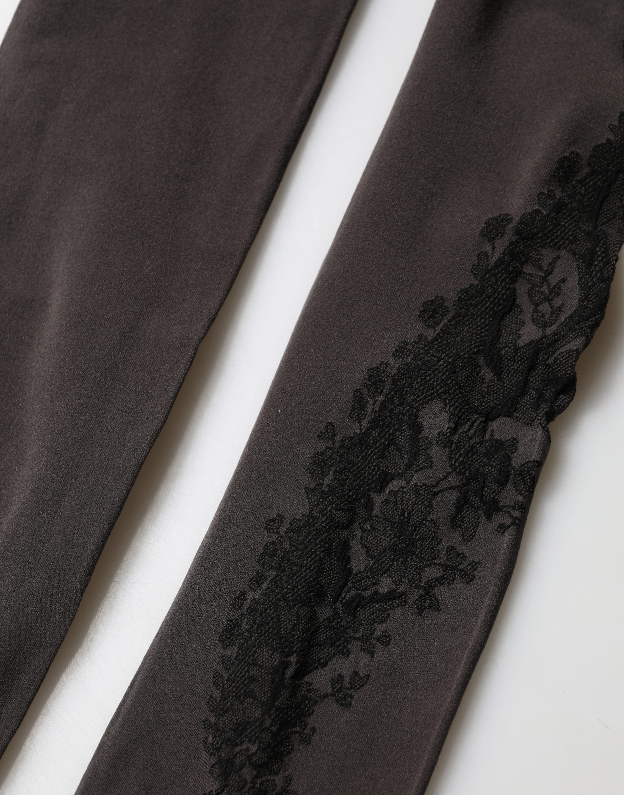 Dolce & Gabbana Schwarze Nylonstrumpfhose Damen Söckchen