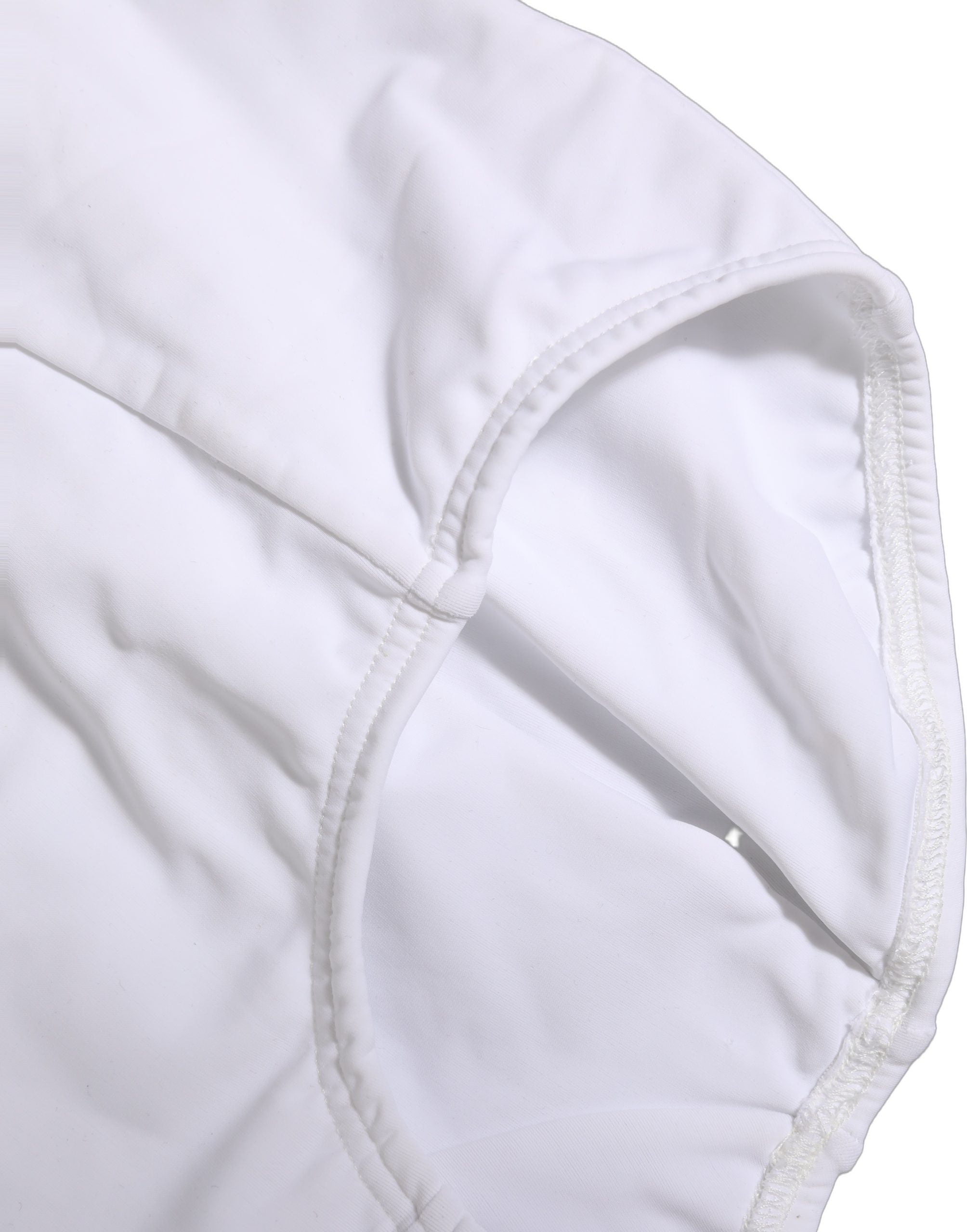 Dolce & Gabbana Weiße Coulotte-Panty mit Logo-Bund
