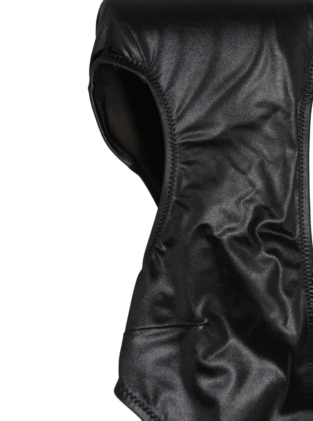 Dolce & Gabbana Schwarzer Badeanzug mit tiefem V-Ausschnitt und Cut-Out