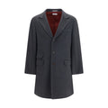 Brunello Cucinelli Grauer Kaschmir-Mantel