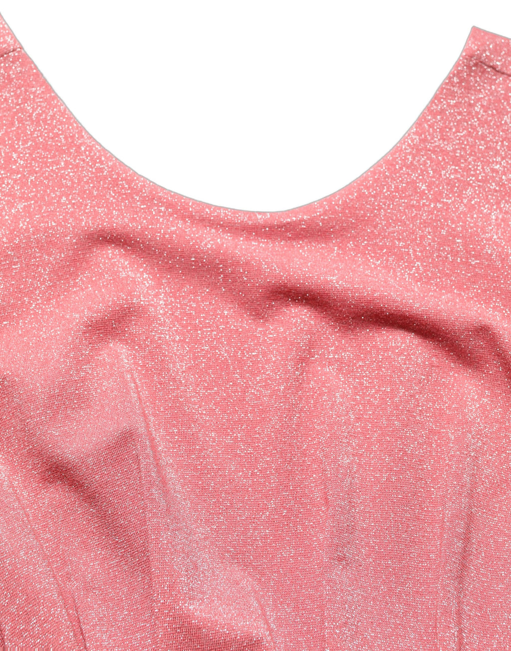 Dolce & Gabbana Maxikleid in Korallenrosa mit Falten und ohne Ärmel