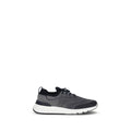 Brunello Cucinelli Graue Sneaker aus Baumwolle im Athletic-Stil