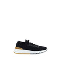 Brunello Cucinelli Schwarze Low-Top-Sneaker aus Baumwolle