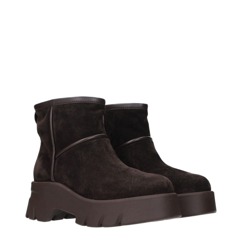 Gianvito Rossi Braune Lederstiefeletten