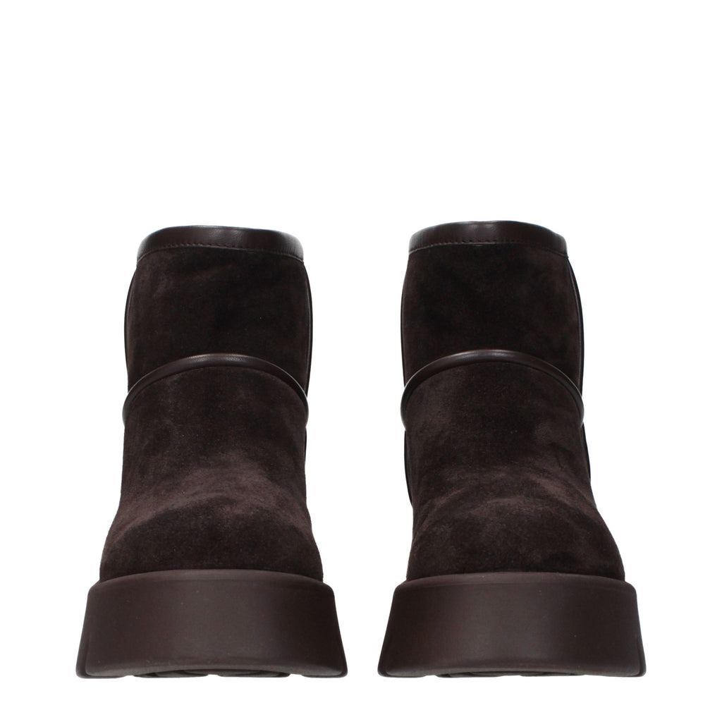 Gianvito Rossi Braune Lederstiefeletten