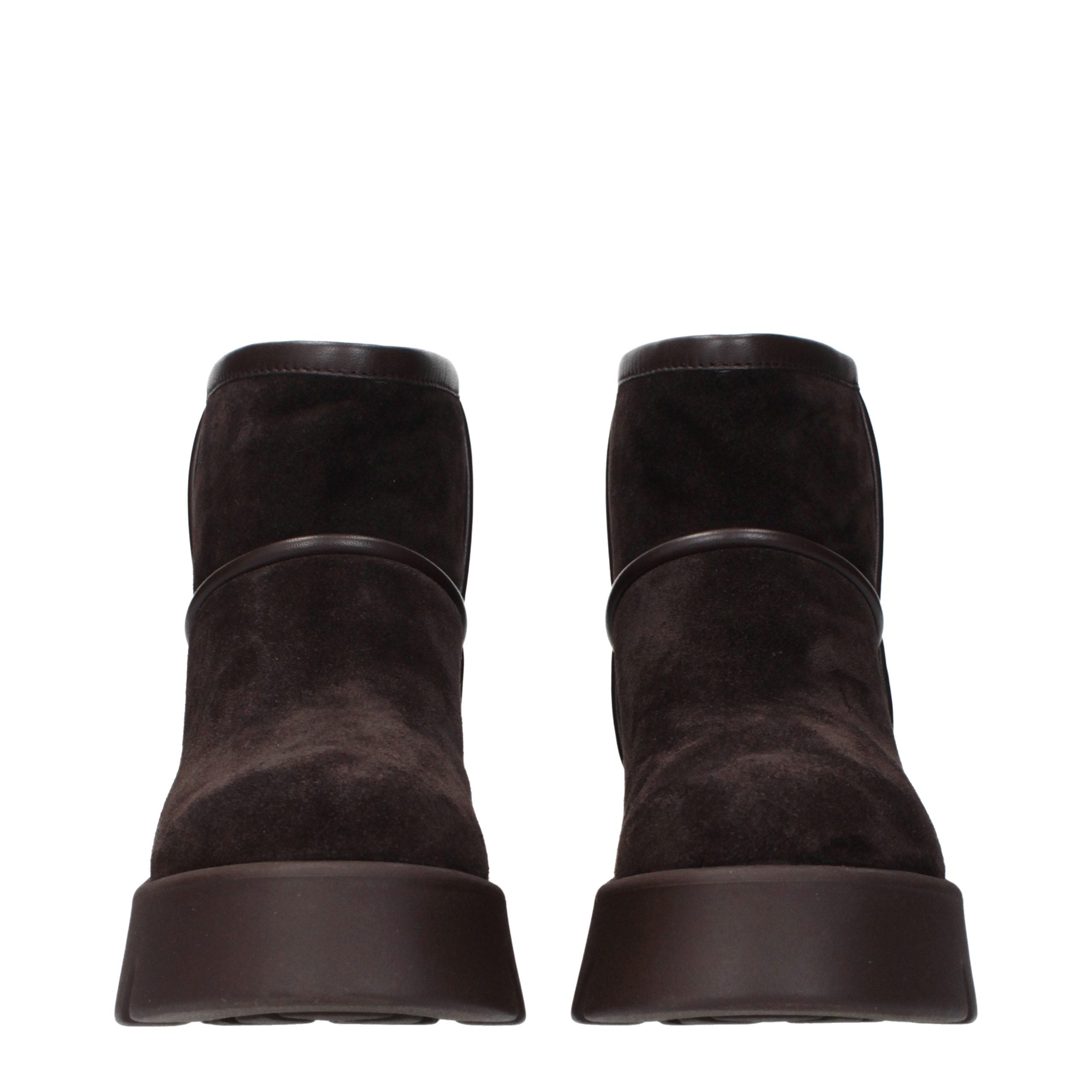 Gianvito Rossi Braune Lederstiefeletten