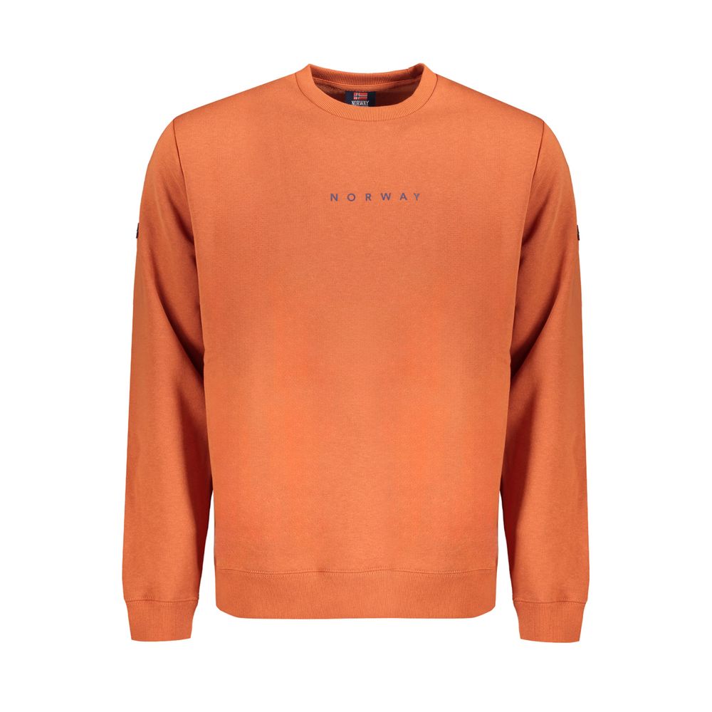 Norway 1963 Braunes Baumwoll-Sweatshirt für Herren