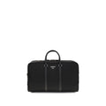 Prada Schwarze Gepäck- und Reisetasche aus recyceltem Polyamid