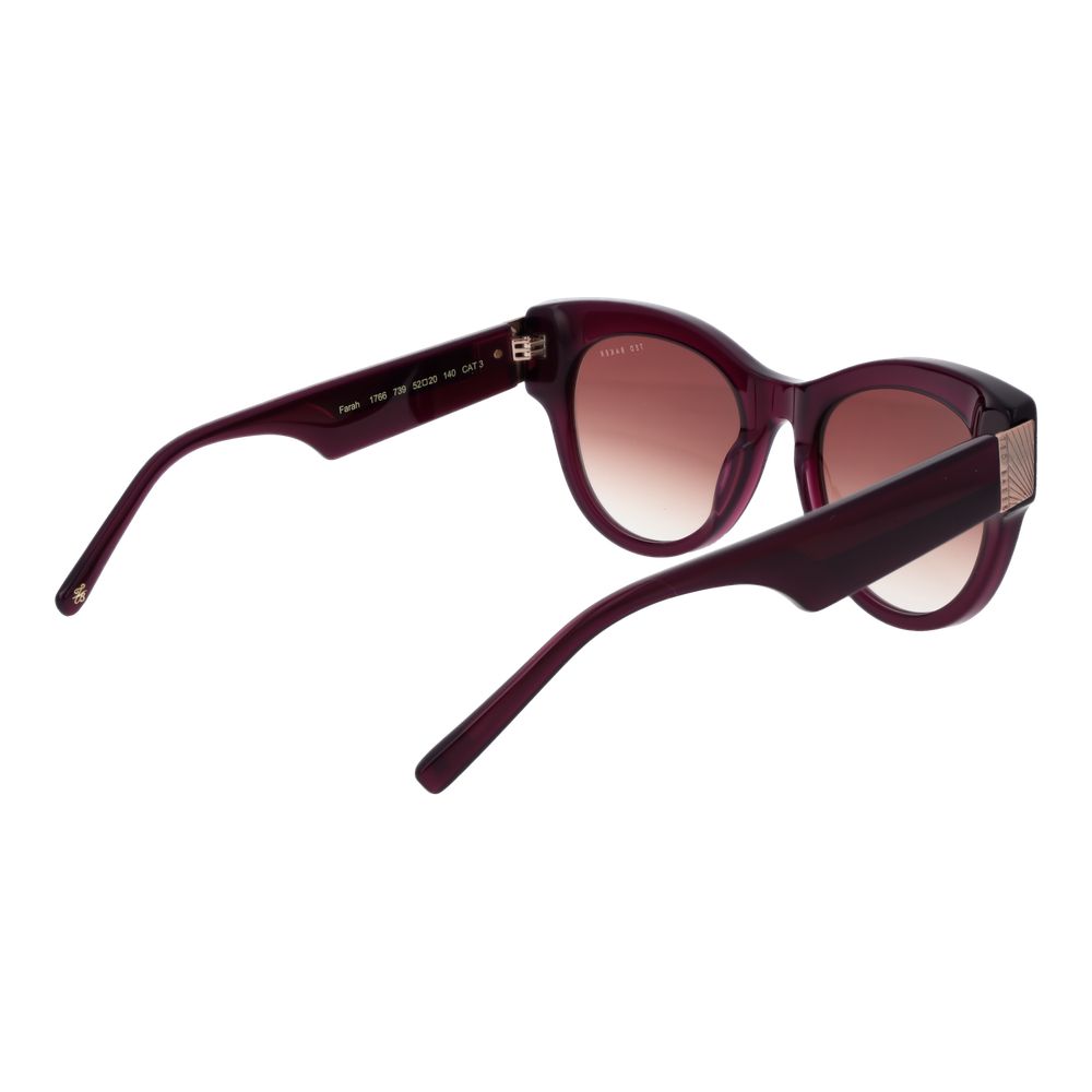 Ted Baker Sonnenbrille aus violettem Acetat