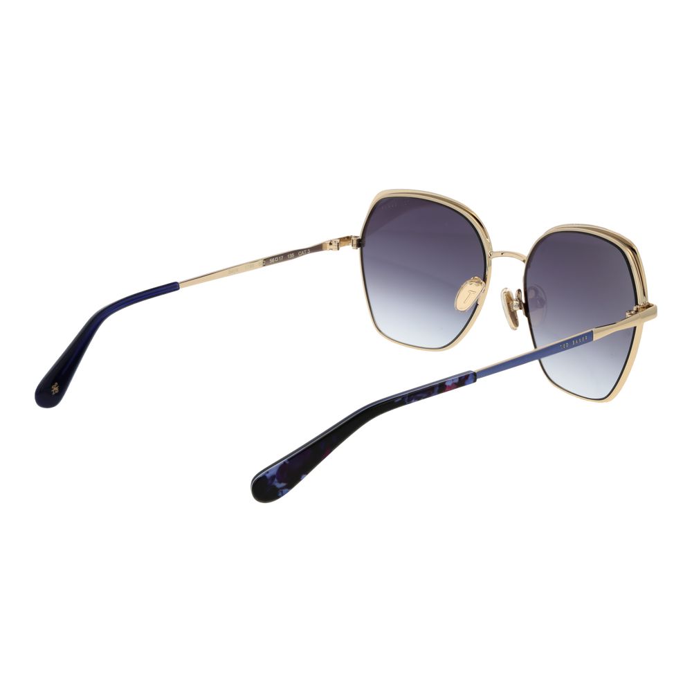 Ted Baker Sonnenbrille aus Goldmetall